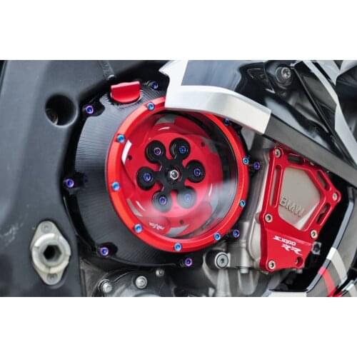 S1000R S1000RR S1000XR HP4 Racing Protector Clear Clutch Cover Engine Guard Spring Retainer R For 09-19 BMW S1000 R RR XR HP4