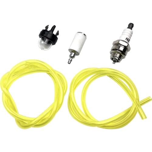 Chainsaw Fuel Filters Primer Bulb Kits for Poulan P4018 Chainsaw Edger Blower Spark Plug Accessories