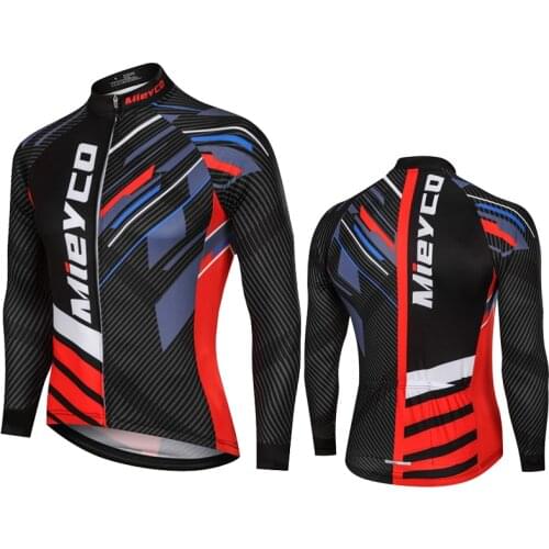 Mieyco Cycling Jersey MTB T-Shirt Long Sleeve Mountain Bike Clothing Sports Top Bicycle Sport Outfit For Man Ciclismo Masculino