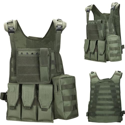 Military Tactical Vest Training Combat CS Field Protection Vest Outdoor Hunting Airsoft Security Jungle Equipment Vest