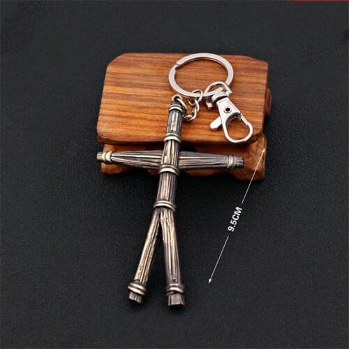 Jujutsu Kaisen Nagizaki Wild Rose Scarecrow Alloy Weapon Model Holiday Gift Keychain Pendant Model