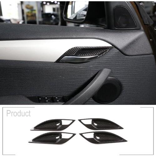 4 pcs For BMW X1 E84 2011-2015 Car ABS Interior Door Handle Trim Accessories