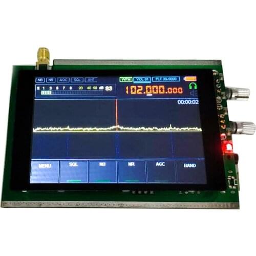 50KHz-200MHz Malachite SDR Radio Malahit DSP 3.5 Inch LCD Press Sn DSP SDR HAM Receiver Power Supply Antenna To Work