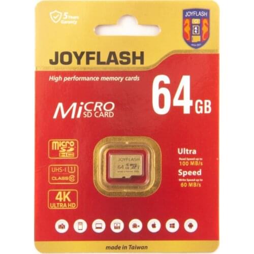 64GB 100 MB/s MicroSD UHS-I Class10 Memory Card 5 Years Guarantee