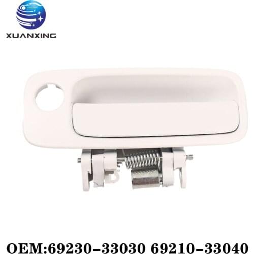 69230-33030 69210-33040 Door Handle Non Painted White Rear Right Replacement For 1997-2001 Toyota Camry