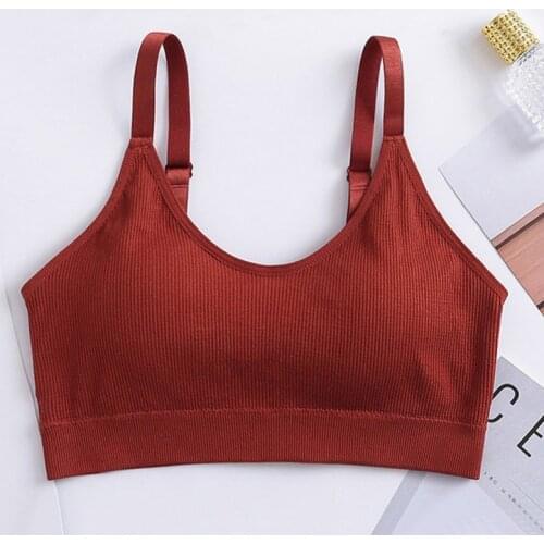 Seamless Sports Bra Women Fitness Tube Top Bra Comfortable Crop Top Women Push Up Bras