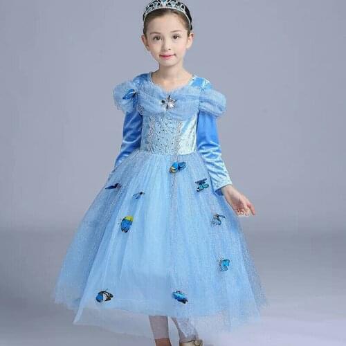 Childrens Dress Girls Princess Sleeping Beauty Performance Princess Cinderella Dress