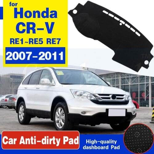 For Honda CR-V RE1~RE5 RE7 2007 2008 2009 2010 2011 Anti-Slip Mat Dashboard Cover Sunshade Dashmat Carpet Accessories CR V CRV
