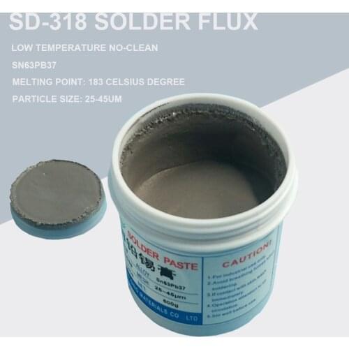 HOT Sale! free shipping Low temperature No-clean SMT Lead-bearing LED SMT Solder Paste BGA Solder Flux Sn63Pb37 500g
