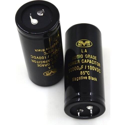 GZLOZONE 2pcs NOVER 10000uf 100V Audio Capacitors 35*80MM L3-70