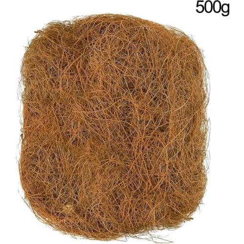 250g 500g Coconut Pad Nest Building Hiding Out Bird Supplies Bird Nest Cage Natural Grass Egg Cage Bird House