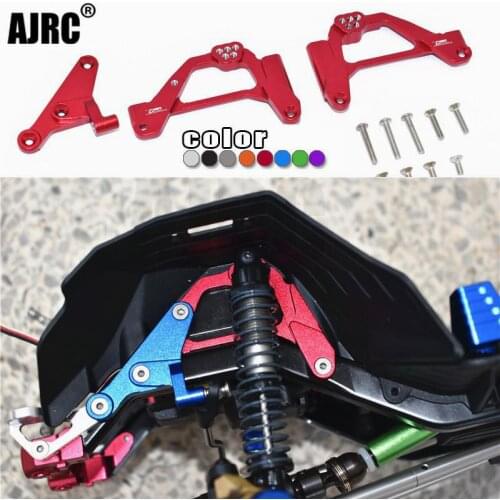 Axial AXI03007 SCX10 III Jeep Wrangler AXI03007 aluminum alloy porous front shock absorber fixing bracket-3 pieces AXI231017