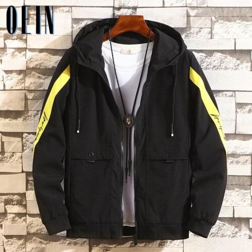 Fashion Brand Autumn Men Casual Streetwear Hoodie Jacket 2021 Man Waterproof Clothes Mens Windbreaker Coat Male Outwear Overcoat