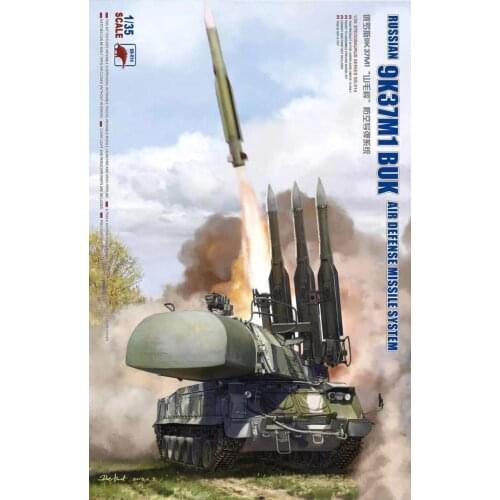 MENG SS014 1/35 Scale Russian 9K37M1 BUK Air Defense Missile System Plastic Model Building Kit