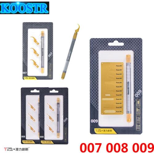 Qianli 007 008 009 Multifunctioal CPU IC Glue Remover Knife Thin blade motherboard BGA chip glue Cleaning Scraping Pry
