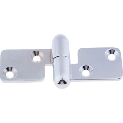 Marine Boat 316 Stainless Steel Deck Take-Apart Hinge 4 Holes 10cm X 5 Cm
