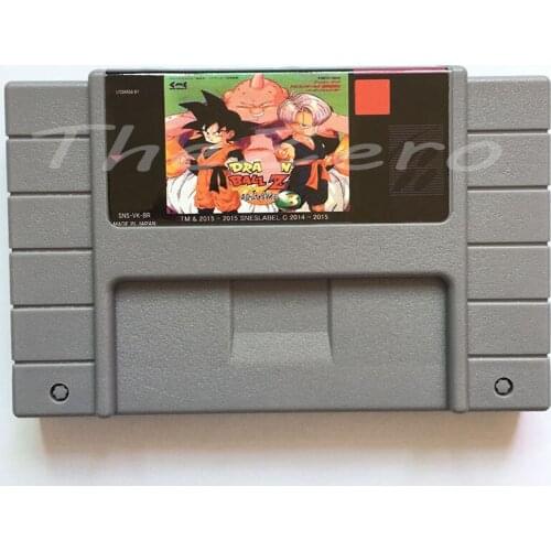 BALL DRAGN Z 3 USA Version for 16 bit Super Game Card Cartridge Card for 46pin NTSC Game Player