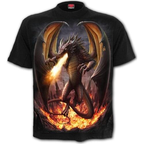 2021 new ladies and mens fashion 3D dark wind skull print T-shirt hip-hop rap T-shirt top shirt plus size T-shirt