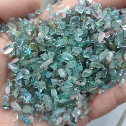 1kg Natural blue apatite quartz crystal mineral specimen tumbled stone loose phosphorite gemstone gravel for decorative