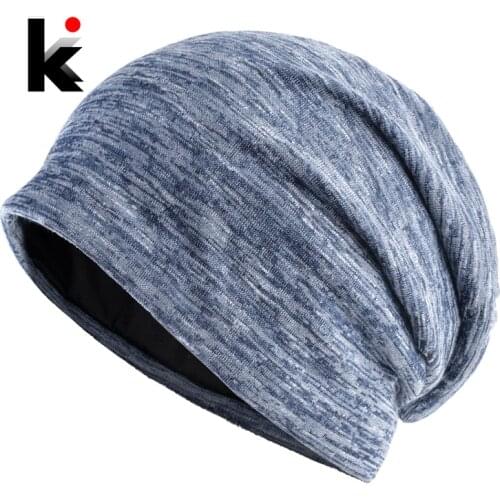 Autumn Soft Beanie Men Women Knitted Mixed Color Hats Unisex Outdoor Casual Skullies Beanies Spring Thin Bonnet Caps Mens Hat