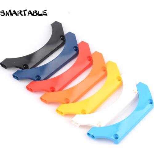 Smartable Panel Wheel Arch 5x15x2 Building Blocks MOC Part Toys For Kids Ceartive Compatible 24118 6pcs/lot