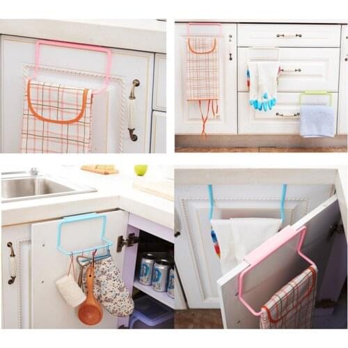 High Quality Towel Rack Beautiful and Convenient Towel Rack Hanging Holder Organizer Bathroom Kitchen Cabinet Cupboard Hanger