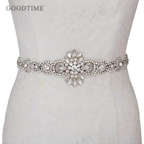 Fashion Wedding Accessories Sash Crystals Belt for Women Bridal Party Dress Formal Diamonds Applique Belt for Evening Dresses