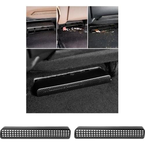 2Pcs Car Rear Seat Air Condition Vent Outlet Case For Peugeot 3008 5008 II 17 18 W91F