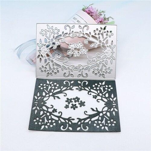 2021 New frame geometry Pattern Cutting Dies for Christmas Greeting card making stencil Scrapbooking Pressing Crafts Die Cuts