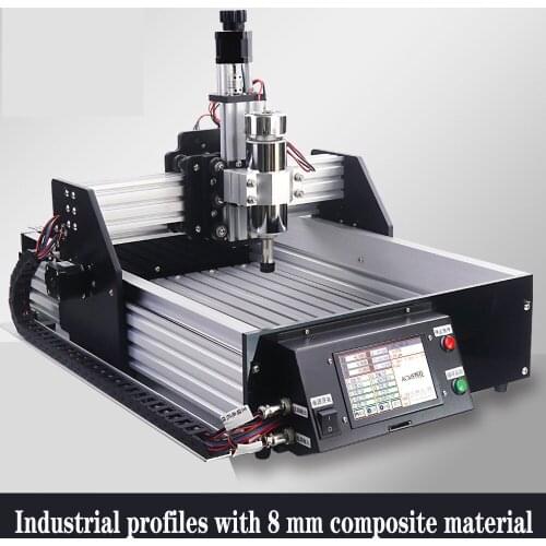 2030 offline fully automatic 4-axis industrial small CNC CNC engraving machine chip polishing pcb desktop DIY relief nema17