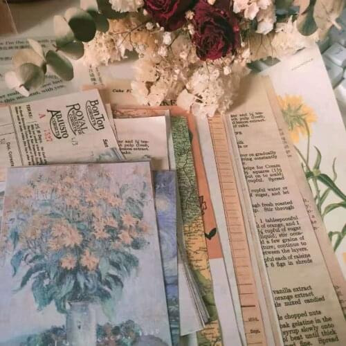 259 PCS Vintag English PVC Stickers Cute Ticket Notes Memo Diy Journal Planner Scrapbooking Material Paper Decoration Stationery