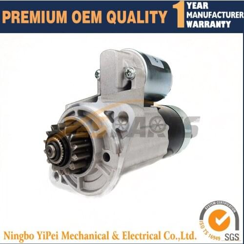 30L66-10500 30L66-10600 M1T68381 New Starter for Mitsubishi L3E 19609 12V 14T
