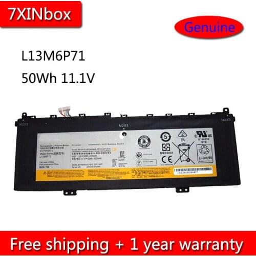 7XINbox 50Wh 11.1V L13M6P71 L13S6P71 Laptop Battery For Lenovo IdeaPad Yoga 2 13 Series 31CP469/81-2 121500229