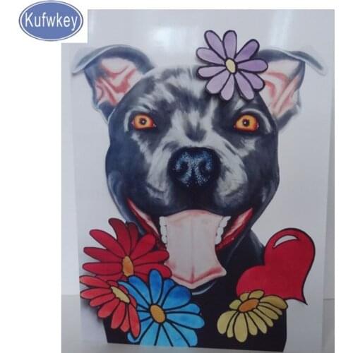 Sewing Diamond Embroidery black dog 5D,Diamond Painting Cross Stitch,3D,Diamond Mosaic,Needlework,art and Crafts,Christmas,gift