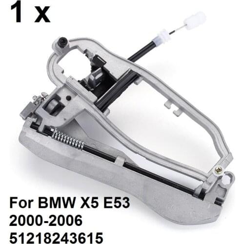 Car Front Left Exterior Door Handle Carrier For BMW X5 E53 2000-2006 51218243615 New