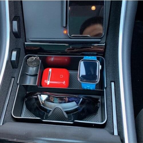 Car Central Armrest Storage Box For Tesla Model 3 BlueStar 2017 2018 2019 Container Glove Organizer Case Car Accessories