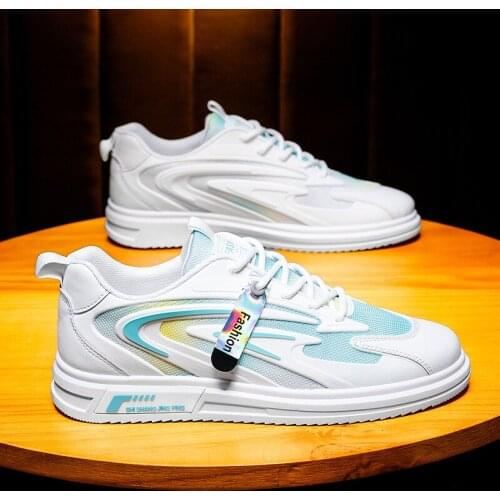 2021 Fashion Mens Shoes Breathable Mesh Shoes Students Leisure Flat Sports Breathable Fashion Shoes Sneakers