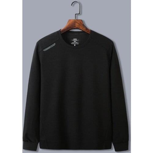Men Clothing Spring and Autumn Pullover Round Neck Man Wearing Sweatshirts Asian Size 7XL 8XL