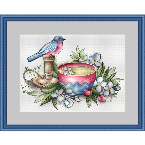ZZ1043 New Styles Cross Stich Set Cross Stitch Kit Embroidery Needlework Craft Packages Cotton Floss New Counted Homfun Painting