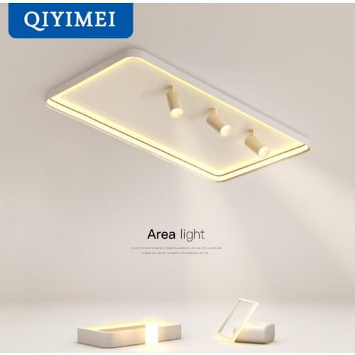 New Modern LED Ceiling Lights For Living Room Bedroom Indoor Round Square Rectangle Lamps Surface Mounted Lighting AC85-260V