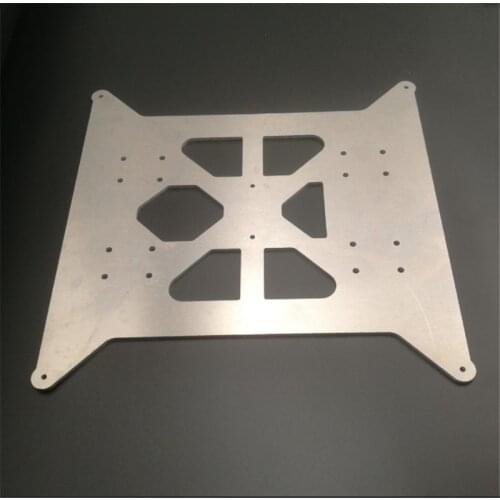 1Pcs FLSUN Prusa i3 upgrade aluminum Y carriage heated bed base plate 3mm thick