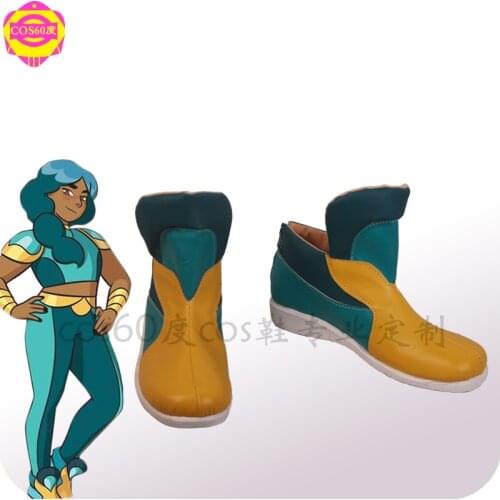 She-Ra and the Princesses of Power Mermista Cosplay Shoes Halloween Party Daily Leisure Shoes Game Cosplay Shoes