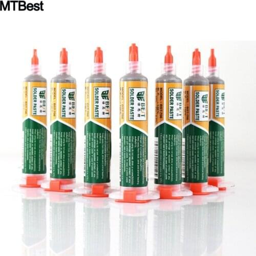 MTBest Solder Soldering Tin Paste Flux Grease Sn99% Cu0.7% Ag0.3% for Chips Computer Phone LED BGA SMD PGA PCB DIY Repair Tools
