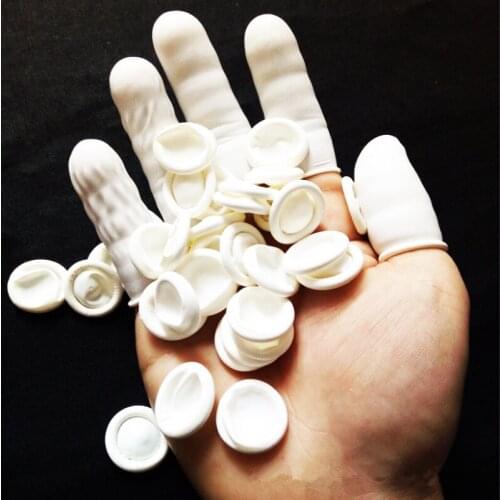 New Arrival 800pcs/lot Natural Rubber Gloves Finger Cots Latex Fingertip Protective Disposable