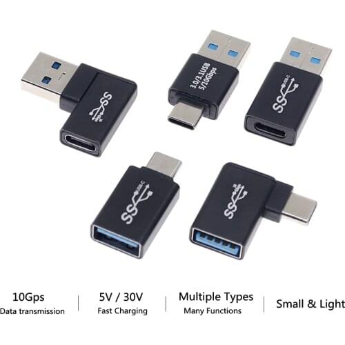 USB Type C Male To Female USB-A to USB-C OTG Connector Adapter USB 3.0 to USB C Cable Mini Converter for Laptop Tablet Phone