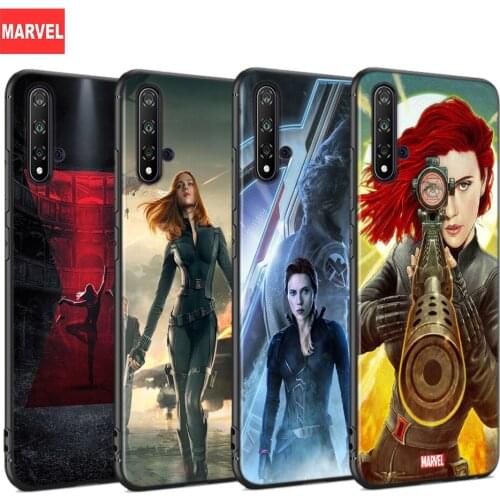 Silicone Cover Black Widow Movie For Huawei Nova 8 7 6 SE 5T 7i 5i 5Z 5 4 4E 3 3i 3E Lite 2 2i Pro Phone Case