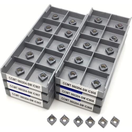 CCMT060204 CCMT060208 SM IC907 IC908 carbide turning insert internal cutting tool CNC lathe tool milling cutter