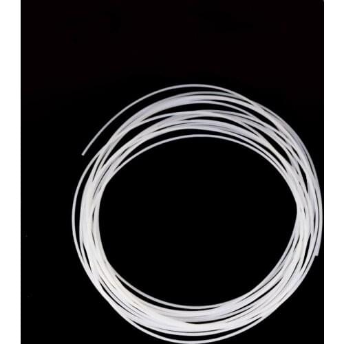 30M PTFE Tubing F4 Rigid Pipe 260Deg.C High Temperature ID 0.3mm/0.4mm/0.5mm/0.6mm/0.7mm/0.8mm/0.9mm/1mm Inner Diameter