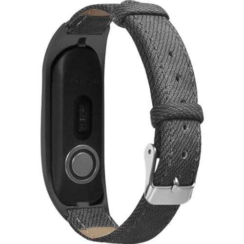 Vintage Leather Canvas Bracelet Band Metal Case Wristband Strap Watch Intelligent Wearable Accessories Printed Silicone Strap