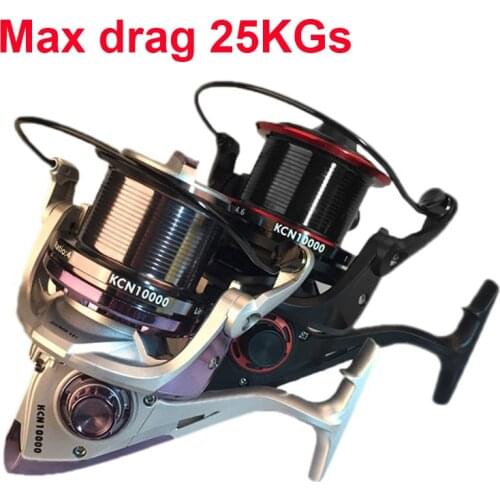 High quality Fishing Reel Max Power Drag 25kg 8000-12000 Fishing Spinning Reel 13BB Fishing Wheel Distant Large Gear Saltwater
